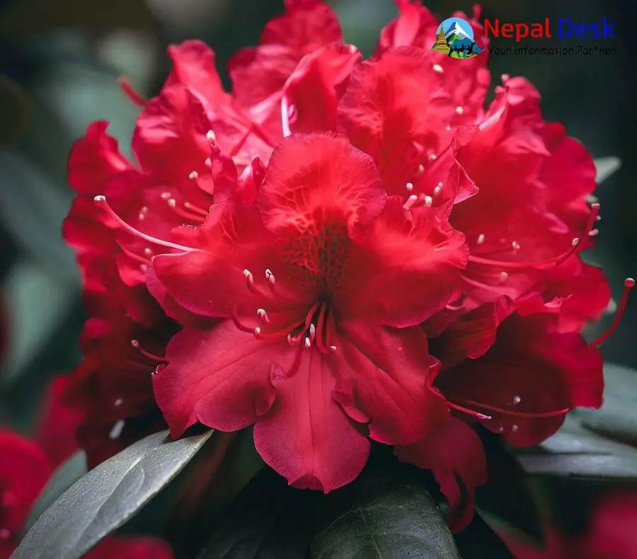 Red Rhododendron