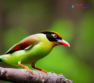 Common Green Magpie_Cissa chinensis