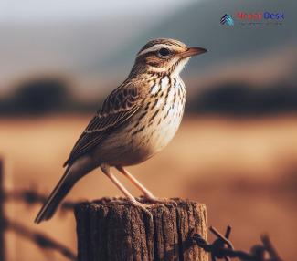 Indian Bushlark_Mirafra erythroptera