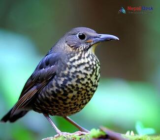 Plain-backed Thrush_Zoothera mollissima