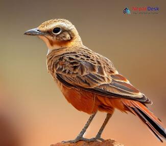 Rufous-tailed Lark_Ammomanes phoenicura