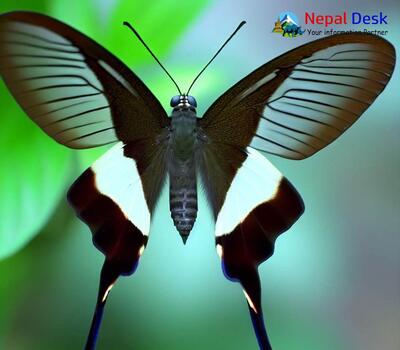 White Dragontail Butterfly